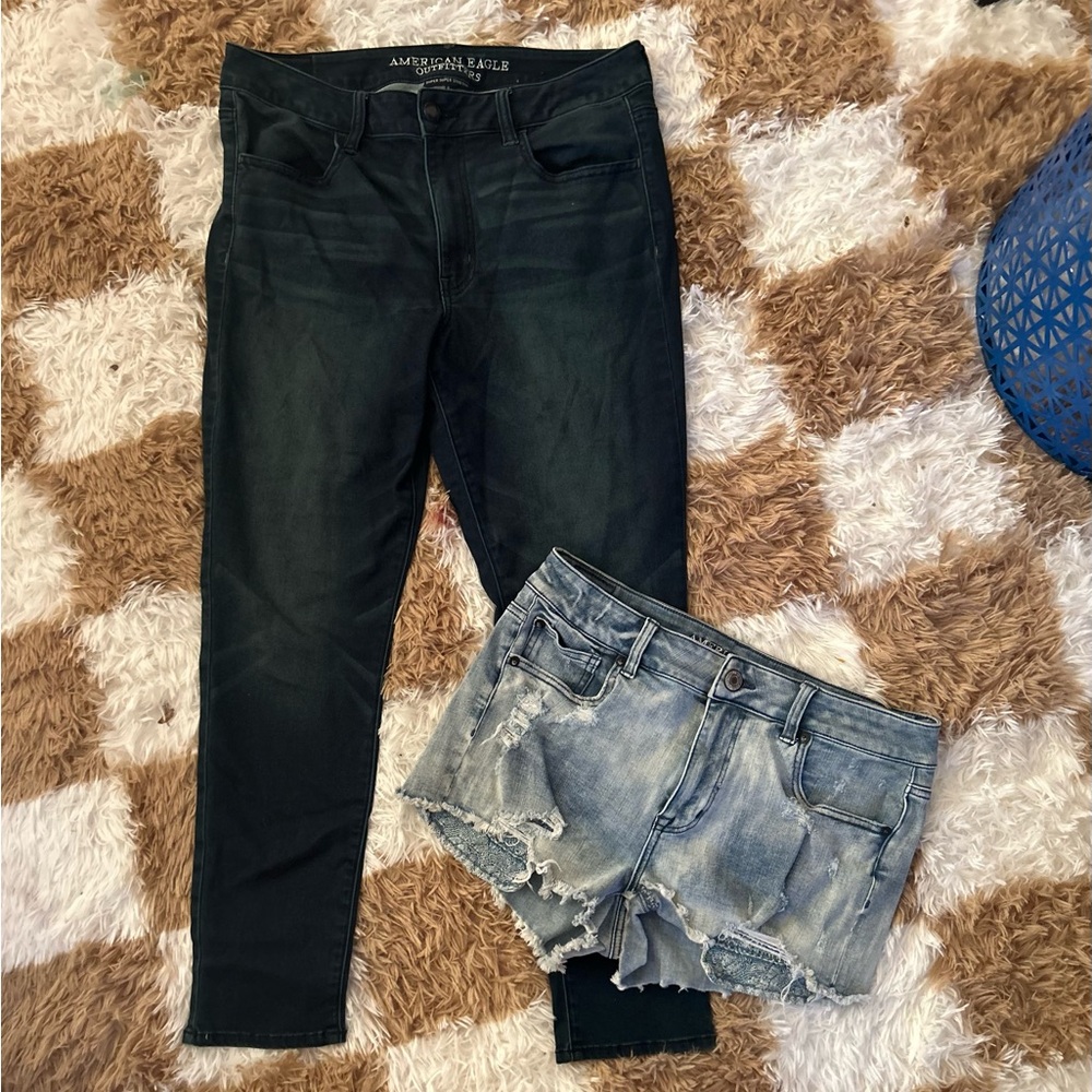 American Eagle Outfitters Women's Black Jeans